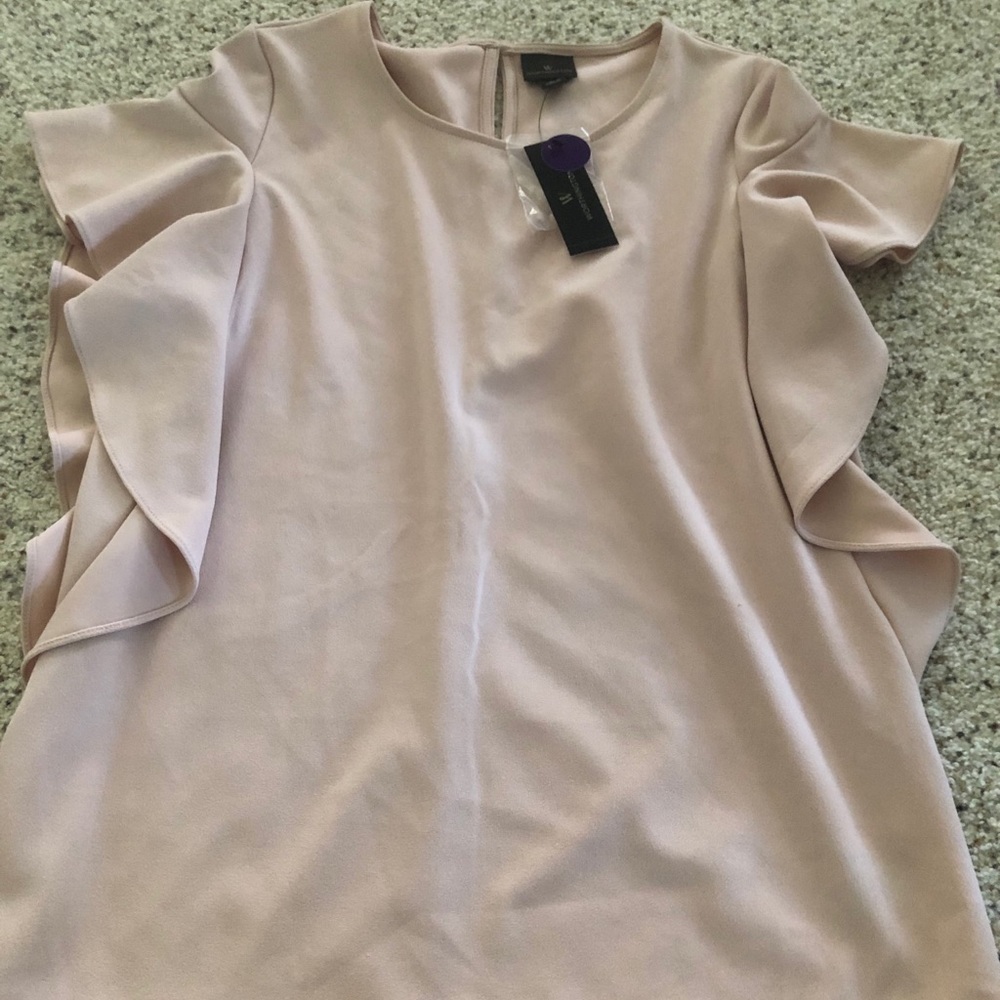 NWT bush blouse, ruffle sleeves